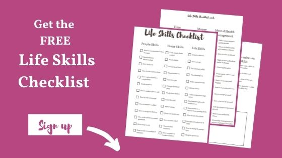 Image of life skills checklist